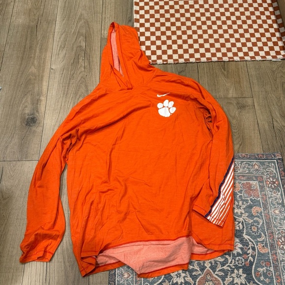 Nike Clemson Orange Hoodie with White Logo Men’s XXL - Picture 1 of 3